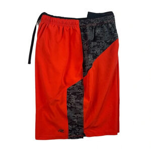 SH376 Mens Roadrunner Sports Athletic Training Running Shorts w Built in liner L